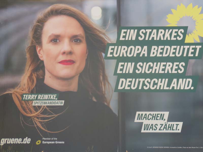 Grüne - Ein starkes Europa bedeutet ein sicheres Deutschland.