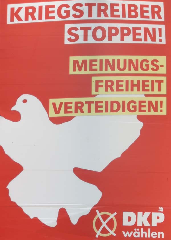 DKP: Kriegstreiber stoppen!
